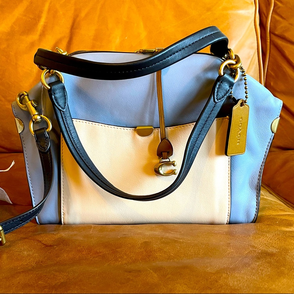 NEW Coach ColorBlock Darla Satchel (76076)